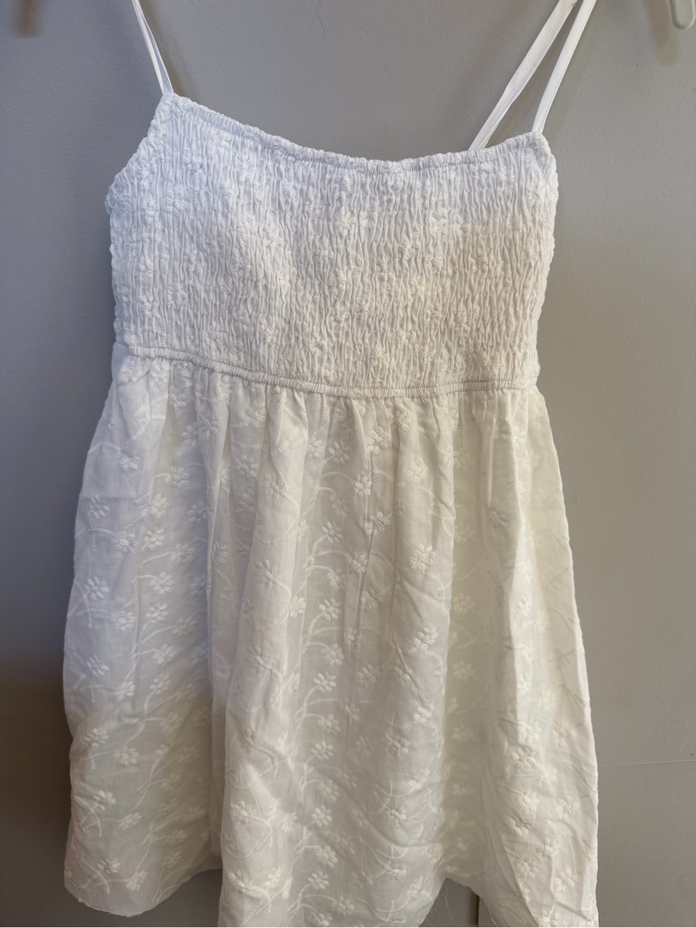 Princess Polly White Smocked Top